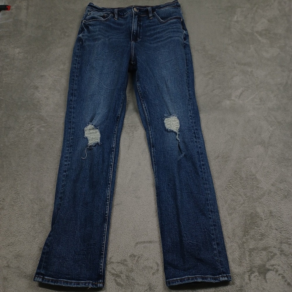 Silver Jeans Jeans Womens‎ 30 Blue Distressed Denim 90s Boyfriend Distressed